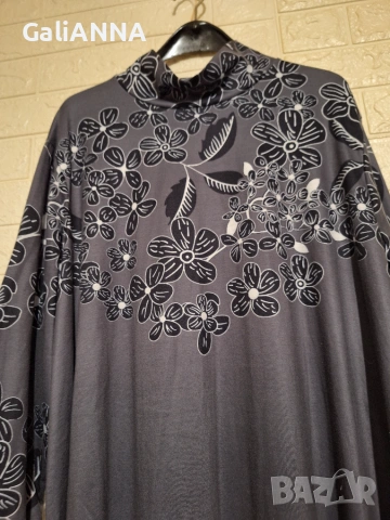 СТРАХОТНА ТУНИКА/РОКЛЯ ЕФЕКТЕН ДЕСЕН 3XL-4XL, снимка 5 - Рокли - 55166517