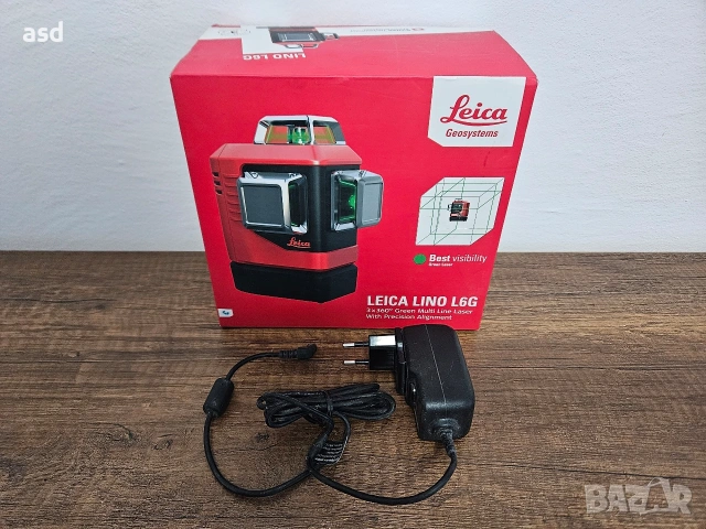 Зарядно устройство Leica Lino за литиево-йонни батерии, модел 960622 