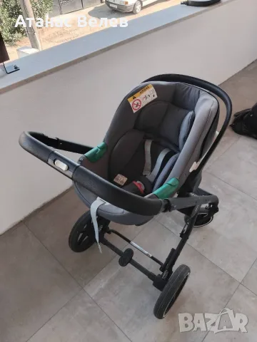 Продавам комбинирана детска количка CYBEX Balios S 3 в 1 – Soho Grey, снимка 2 - За бебешки колички - 55565466