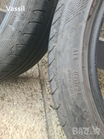 2бр. Goodyear F1 215 45 17 летни гуми, добри, снимка 4 - Гуми и джанти - 54663816