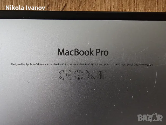 MacBook Pro 13" Retina (Mid 2014) - i5 2.8GHz / 8GB RAM / 512GB SSD / 6ч. батерия / пълен комплект, снимка 11 - Лаптопи за дома - 55448973