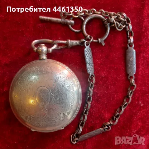Старинен Османски джобен часовник J.Dent.London, , снимка 6 - Антикварни и старинни предмети - 55353600