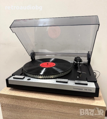 🔈Винтидж грамофон Thorens TD 115 - ремъчен - 1981 - 1984 г. 🔈
