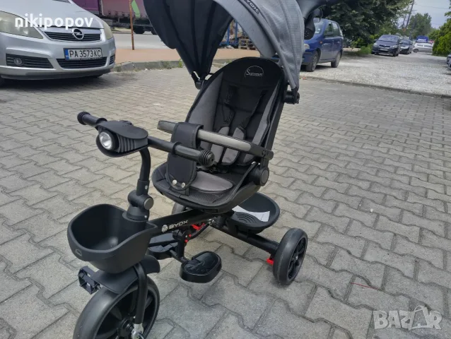 BYOX Детска триколка SUMMER сив, снимка 2 - Детски велосипеди, триколки и коли - 55440424