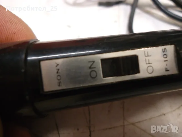 Микрофон за радио SONY  F - 10S, снимка 2 - Микрофони - 55549818