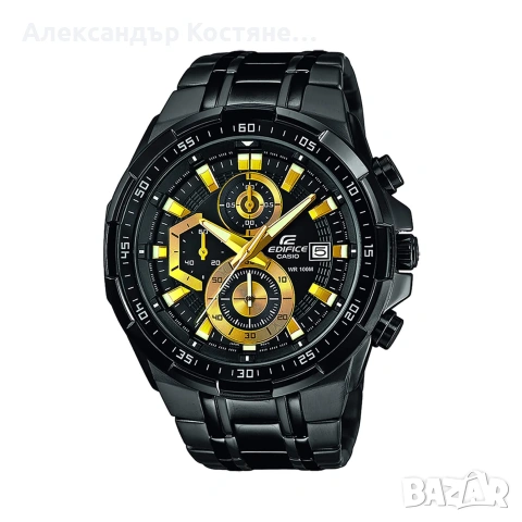 Нов часовник Casio Edifice EFR-539BK-1AVUEF - гаранция