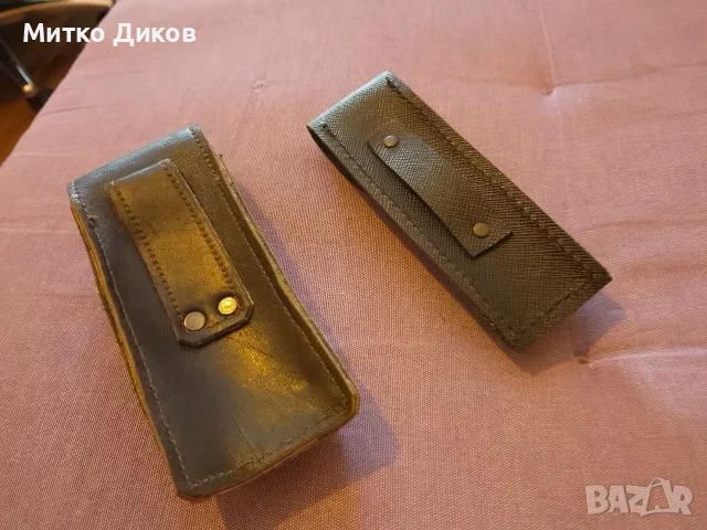 Калъфчета за ножче Викторинокс ,пълнител пистолет и други естеств.кожа нови, снимка 5 - Ножове - 55300877