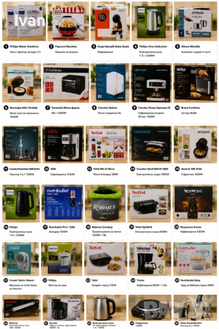 Нови електроуреди от Германия и Франция | Nespresso, Nutribullet, Philips, Tefal, Cecotec, Braun, снимка 2 - Други - 54894694