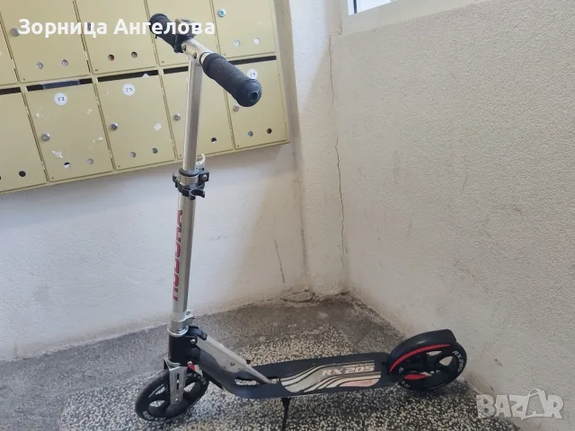 HUDORA RX-205 немска тротинетка, 205 мм колела, алуминиева сгъваема рамка