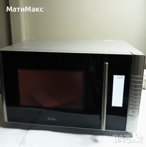 Микровълнова фурна STUDIO с грил , снимка 3 - Микровълнови - 54106297