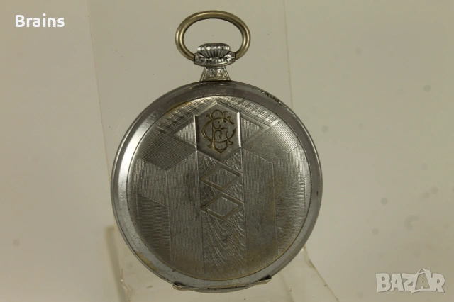 Стар Швейцарски Джобен Часовник Chronometre, снимка 5 - Джобни - 54778080