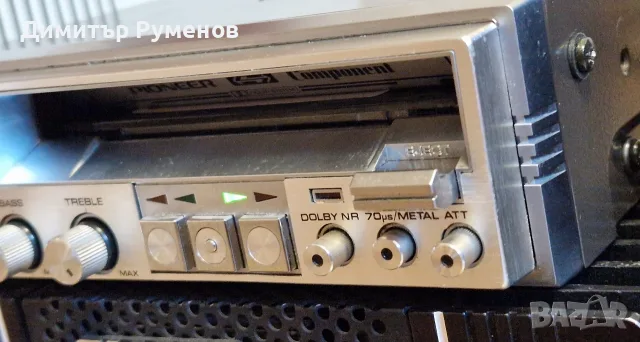 Комплект касетофон и стъпало Pioneer KP-707G, Pioneer GM-120, снимка 6 - Ресийвъри, усилватели, смесителни пултове - 55487009