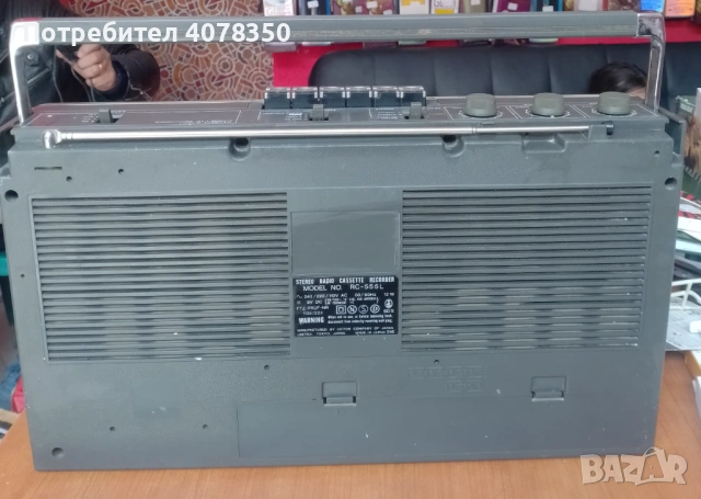 JVC RC 555L, снимка 3 - Радиокасетофони, транзистори - 54379353