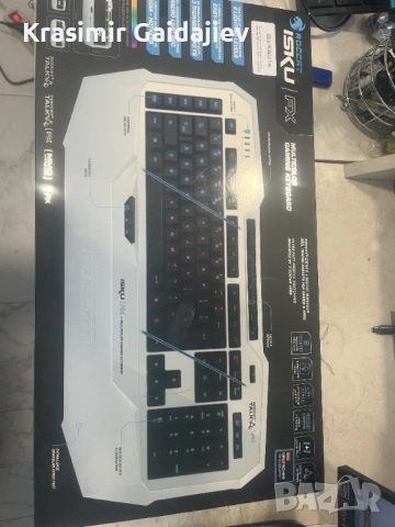 	 ROCCAT ROC-12-920 Tastatur Gaming USB Weiß [DE-Version, German Keyboard], снимка 3 - Клавиатури и мишки - 54818455