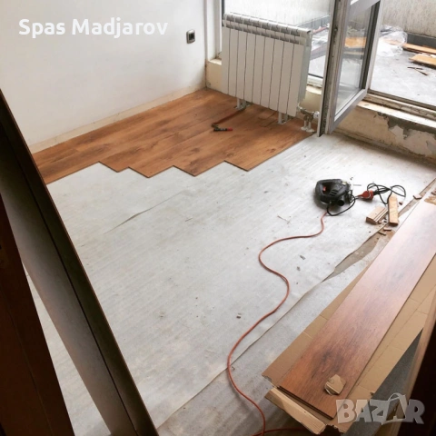 Монтаж на ламиниран паркет 