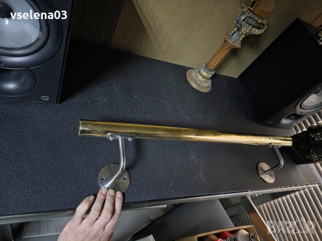 Парапет за стена месинг и неръждаема стомана, снимка 3 - Железария - 54258961