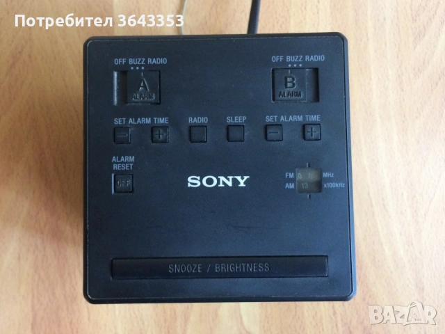 Радио часовник  Sony ICF-C1T , снимка 2 - Друга електроника - 55261993