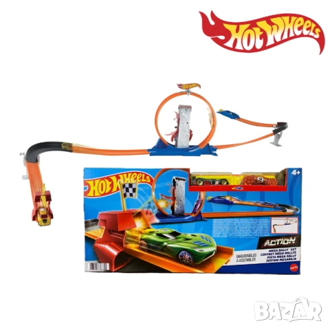 Колички Hot Wheels Mattel Mega Rally Set