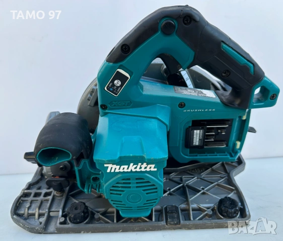 Makita HS 004G - Безчетков мощен ръчен циркуляр 2x40V 4.0Ah, снимка 3 - Триони и циркуляри - 54139721