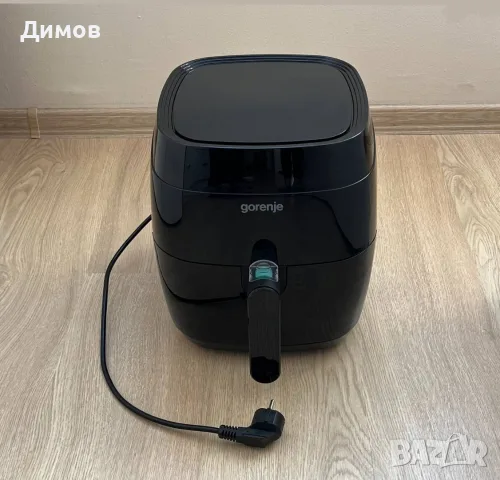 Фритюрник с горещ въздух AirFryer Gorenje AF1409DB, 1400 W, 3.5 литра, 9 програми, снимка 2 - Фритюрници - 55535869