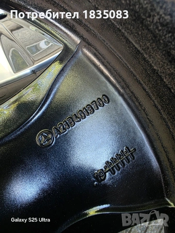 Лети джанти 18ки 5х112 Mercedes + зимни гуми 245/45/18 Pirelli, снимка 8 - Гуми и джанти - 54440938