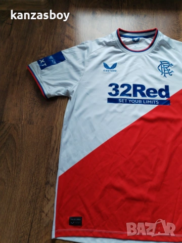 Castore Rangers FC Away Shirt 2022 2023 - МЪЖКА ФУТБОЛНА ТЕНИСКА ХЛ, снимка 3 - Тениски - 54156069
