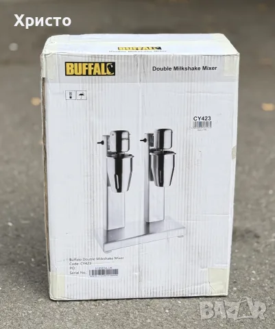 НОВ!!! Професионален двоен миксер за млечни шейкове Buffalo Double Milkshake Mixer CY423, снимка 3 - Миксери - 55581267