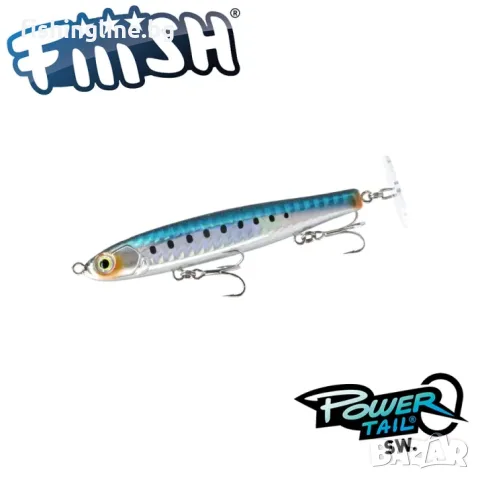 Fiiish Power Tail Shallow 90mm 14g – потъващ воблер за лаврак, лефер, щука и распер, снимка 4 - Такъми - 55388862