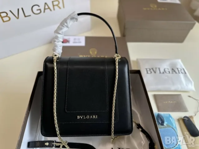 Bvlgari Serpenti Forever – 20 см (Black), снимка 3 - Чанти - 55417382