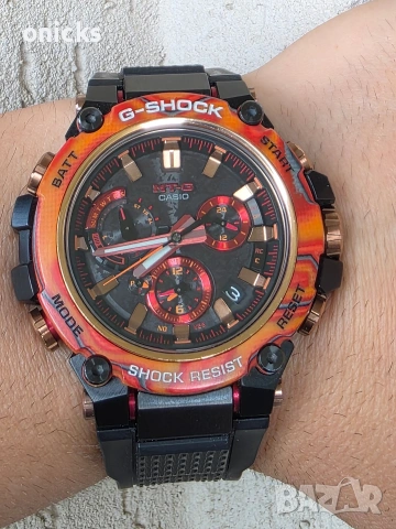 Casio G-Shock MT-G 40th Anniversary Flare Red (MTG-B3000FR-1A), снимка 9 - Мъжки - 55145719