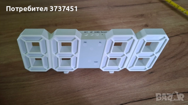 3D LED дигитален часовник, снимка 10 - Други стоки за дома - 55074421