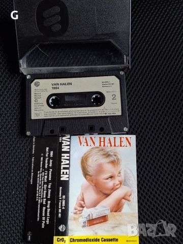 Аудио касета Van Halen 1984 Jump, studio album audio cassette, Оригинално издание, снимка 3 - Аудио касети - 54251774