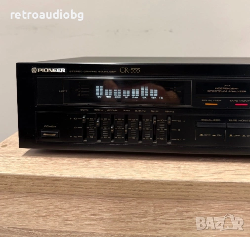🔉Стерео графичен еквалайзер PIONEER GR-555 - 7 бандов🔉, снимка 2 - Ресийвъри, усилватели, смесителни пултове - 53089314