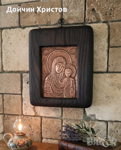 Богородица с младенеца , снимка 2 - Икони - 54755392