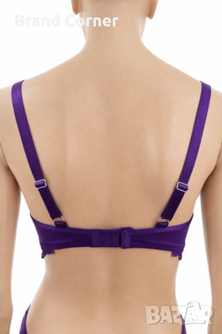 Hunkemöller сутиен 80E в наситено лилаво с дантела, снимка 4 - Бельо - 54530488
