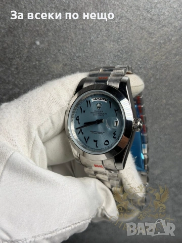 Rolex Arabic Dial Мъжки Часовник С Автоматичен Механизъм Код Chronolux14, снимка 3 - Мъжки - 55078732