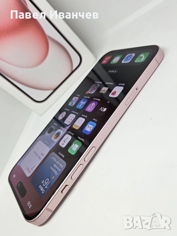 ГАРАНЦИЯ iPhone 15 Plus – 128GB / 6GB RAM в цвят Pink, снимка 3 - Apple iPhone - 54889557