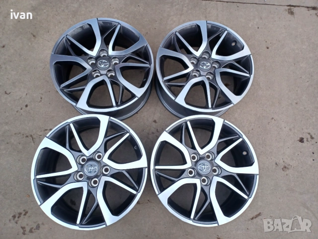4 бр. чисто нови оригинални алуминиеви джанти TOYOTA 17 цола 5x114.3 , централен отвор 60.1 , ET39, , снимка 2 - Гуми и джанти - 54587462
