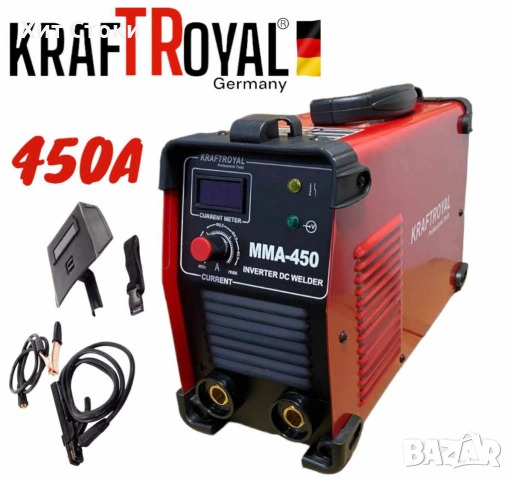Инверторен електрожен 450А KRAFT ROYAL водоустойчив