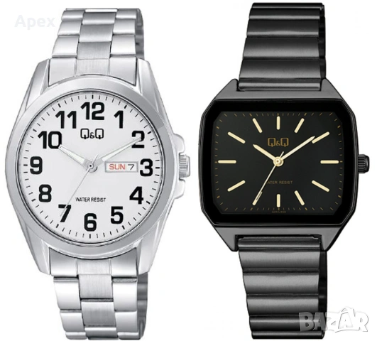 Дамски Часовници QQ с Метална Верижка или Кожена Каишка.Дамски Часовник Q&Q Японски механизъм MIYOTA, снимка 12 - Дамски - 54175516