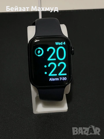 Apple Watch SE 3 44mm GPS Черен, 3 Каишки, Протектори, Гаранция, снимка 6 - Смарт гривни - 54495548