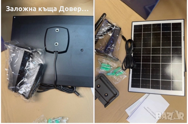 4G двойна LYLU Соларна icsee 2026 последен модел усилено нощно  Камера 2x12 Сим карта безжична, снимка 8 - IP камери - 54941722
