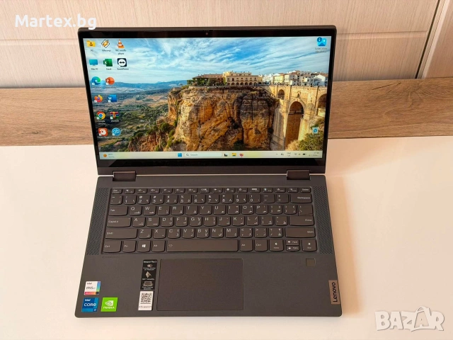 Lenovo Ideapad Flex 5, i7-1165G7, MX450, 16GB, тъчскрийн, снимка 3 - Лаптопи за работа - 55191580