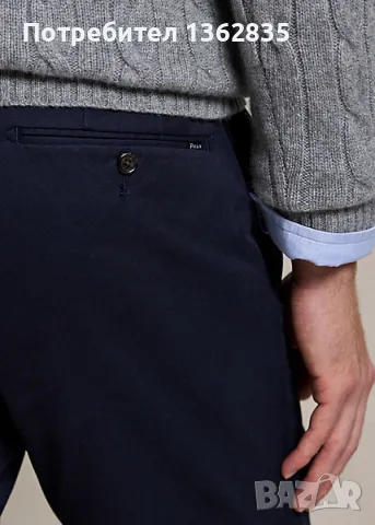 НОВИ оригинални тъмно сини къси гащета бермуди POLO RALPH LAUREN размер 32 от САЩ, снимка 10 - Къси панталони - 51521788