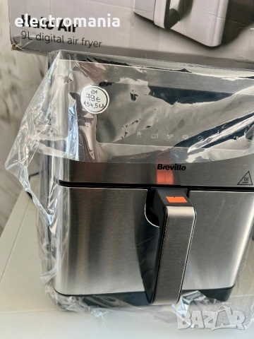 ЧИСТО НОВ!!! фритюрник с горещ въздух Breville HaloAir XL 9л, снимка 5 - Фритюрници - 54378673