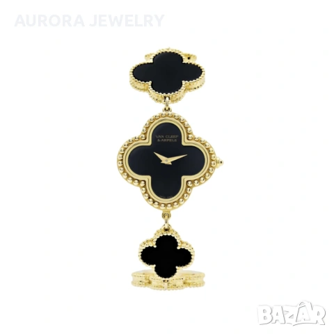 Van Cleef & Arpels VCA Black Onyx Alhambra Дамски Часовник, снимка 16 - Дамски - 54013116