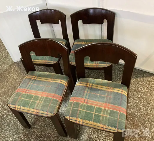 Четири масивни стола, снимка 3 - Столове - 55445693