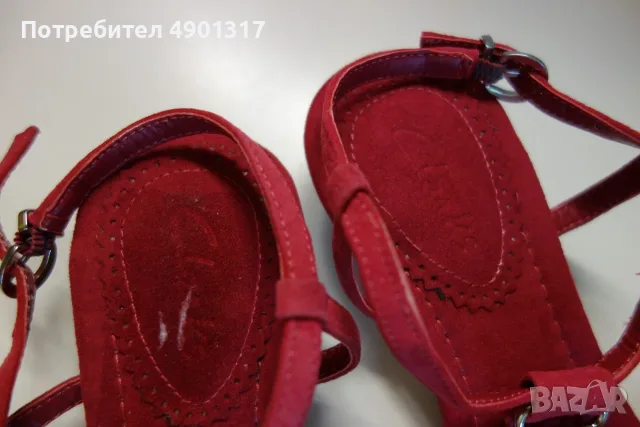 нови кожени сандали Clarks, 35.5ти номер, снимка 4 - Сандали - 55465012
