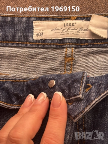 Дънкова пола H&M L.O.G.G. , снимка 3 - Поли - 55338868
