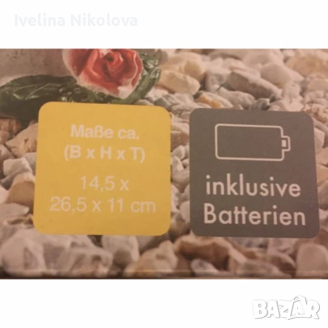 Светеща LED статуетка ангел In Ewiger Liebe – Символ на вечна любов и спокойствие, снимка 2 - Градински мебели, декорация  - 54483361